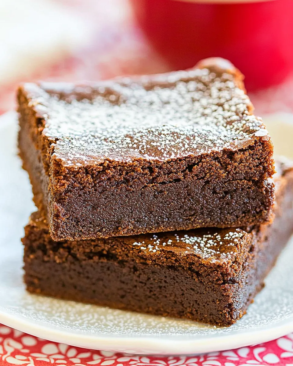 Delicious Mexican Brownies shot