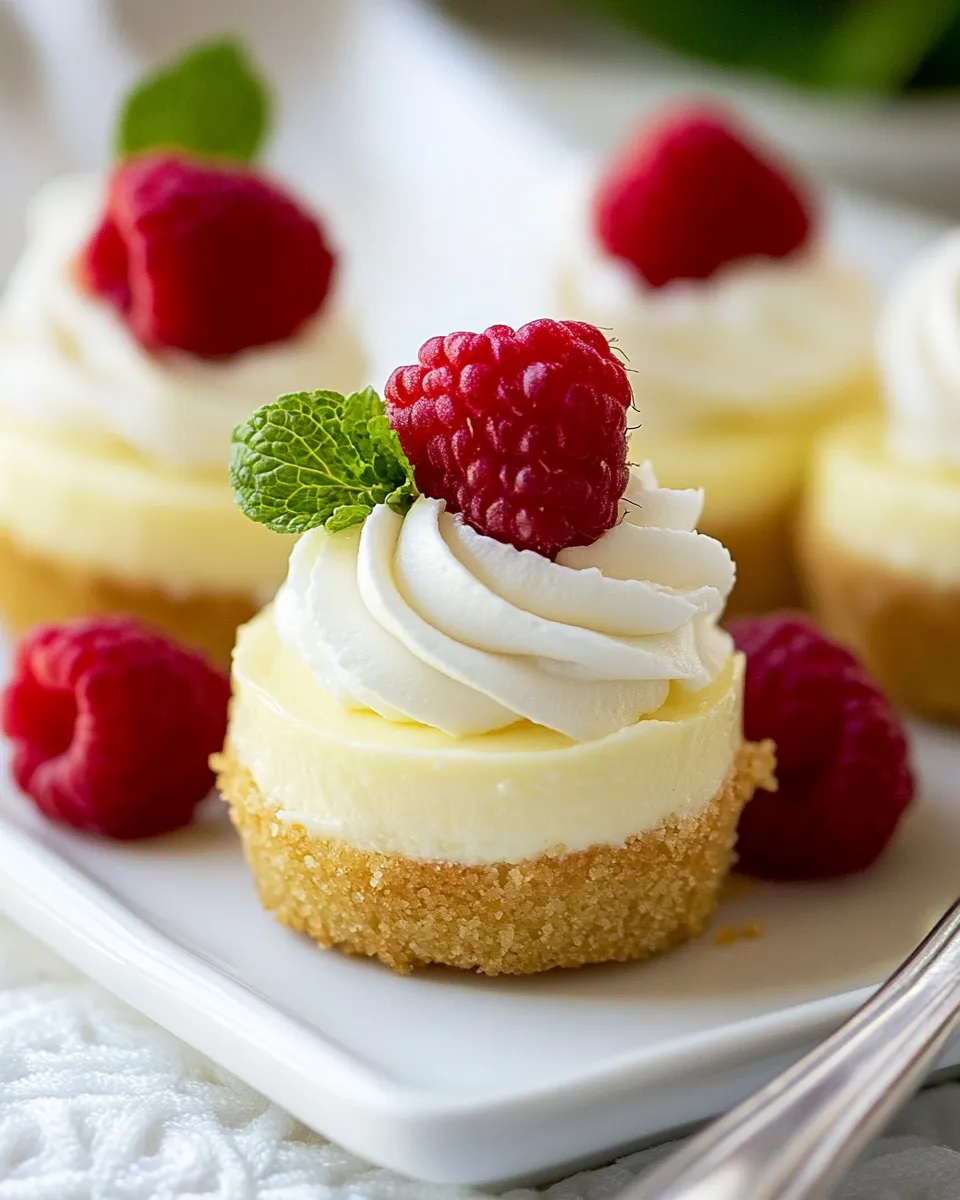 Homemade Mini Cheesecakes recipe photo