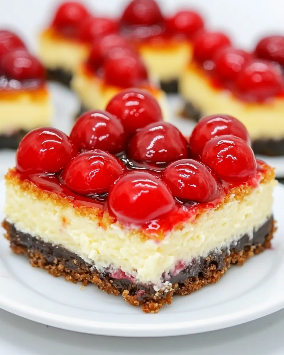 Easy Mini Cherry Cheesecake recipe photo