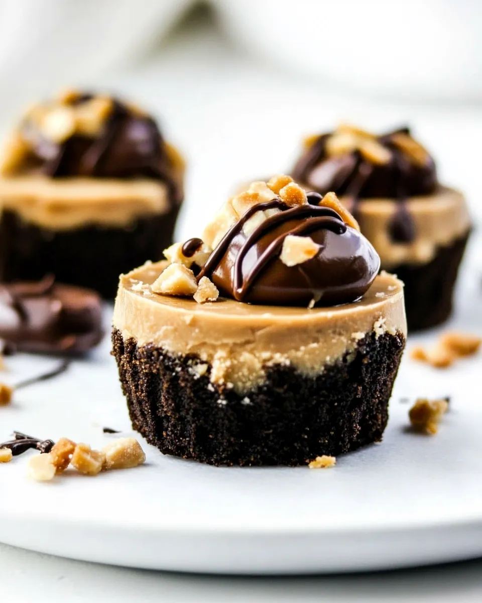 Classic Mini Chocolate Peanut Butter Pies image