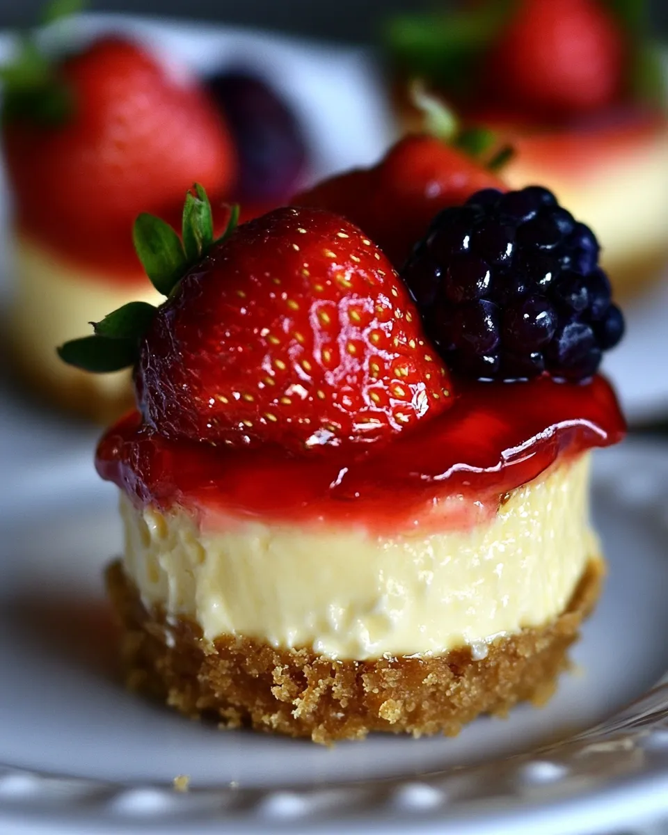 Classic Mini New York Cheesecake Recipe image