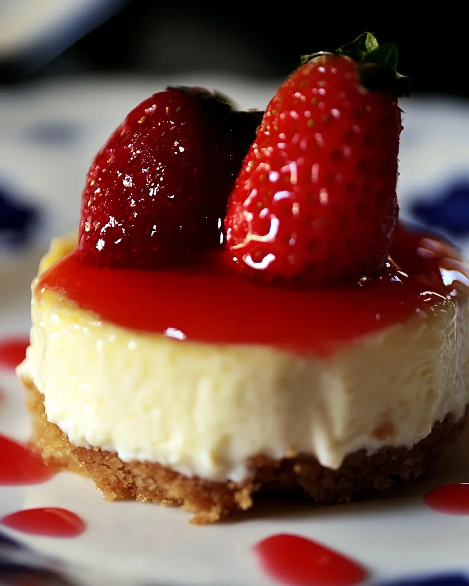 Easy Mini New York Cheesecake Recipe shot