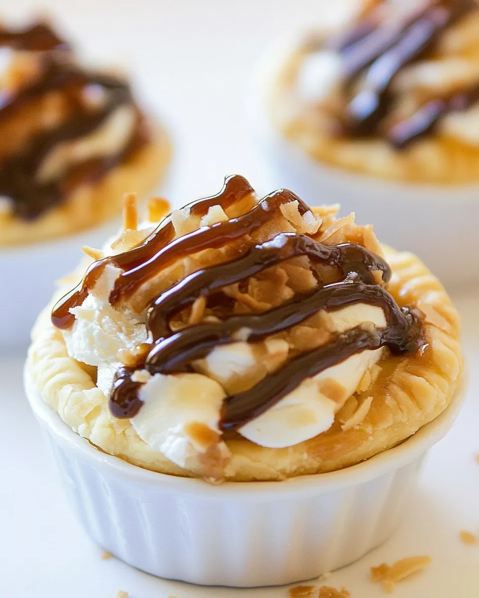 Classic Mini Samoa Pies dish photo