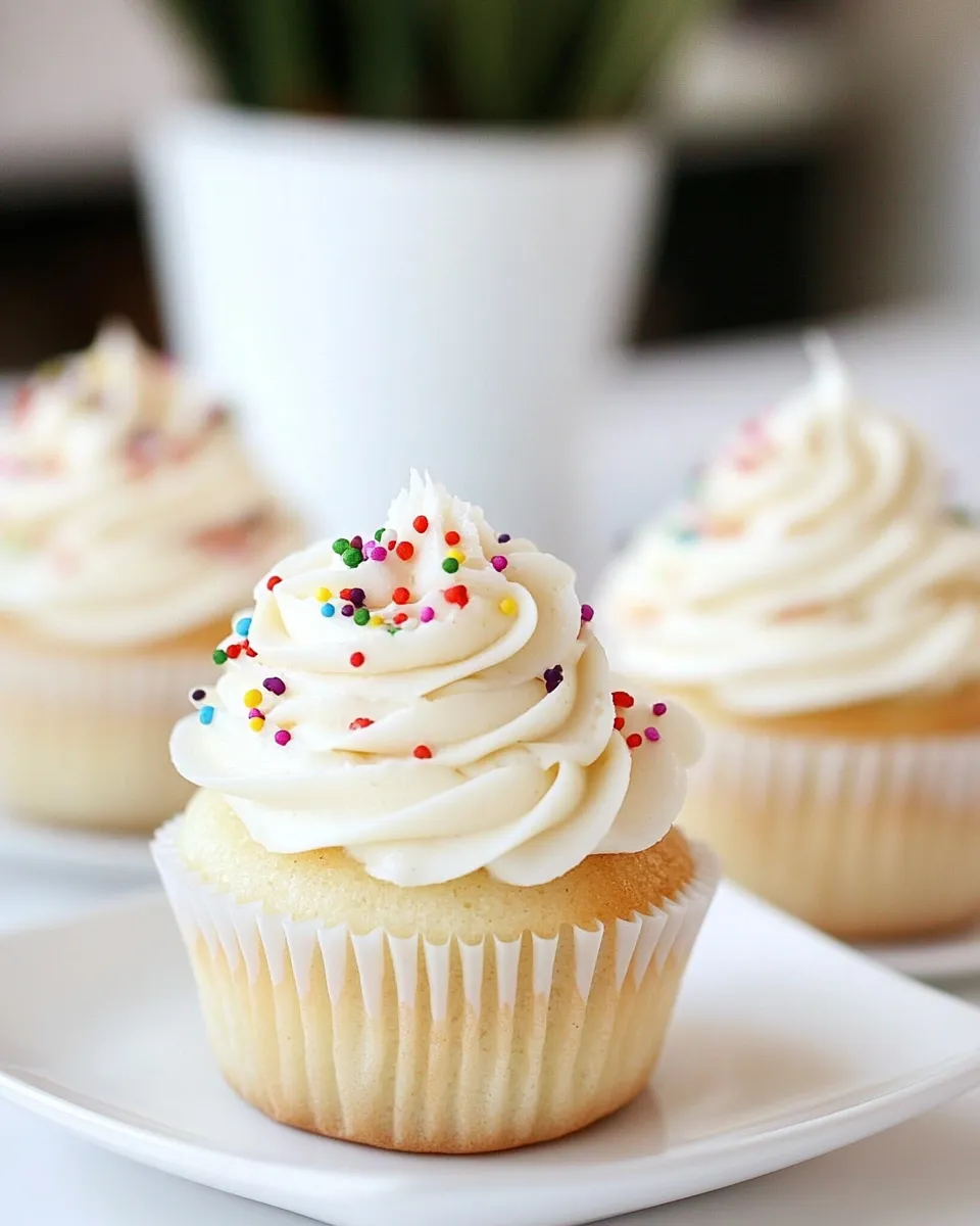 Classic Mini Vanilla Cupcakes image