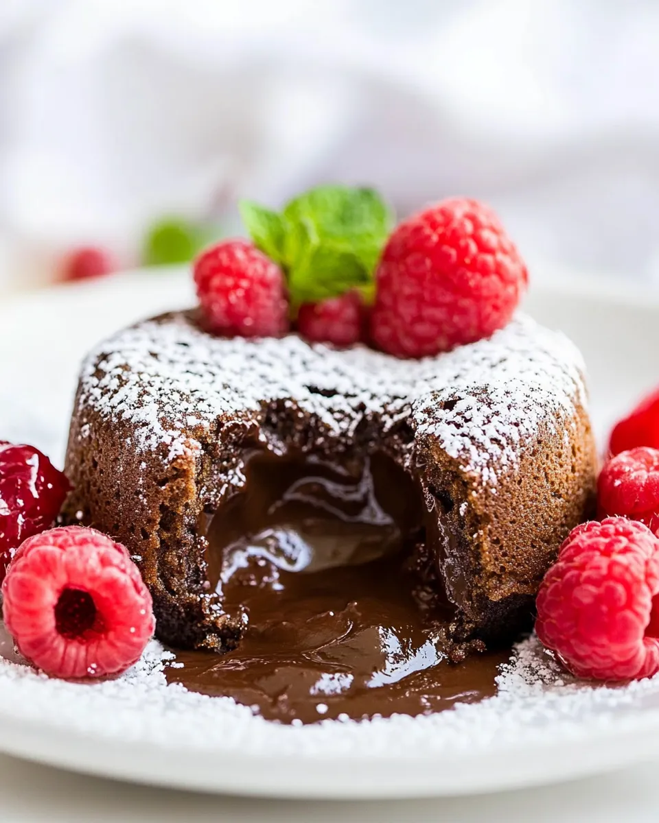 Easy Molten Chocolate Lava Cakes recipe photo