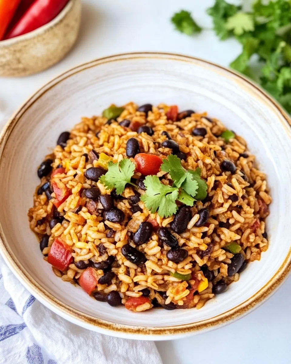 Delicious Moro de Habichuela Negra (Black Beans and Rice) recipe photo