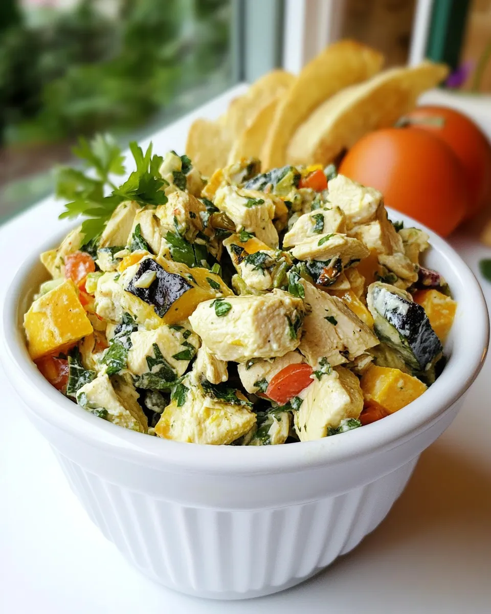 Classic Moroccan Chicken Salad image