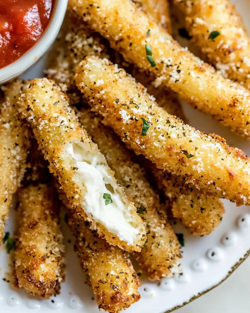 Easy Mozzarella Sticks recipe photo