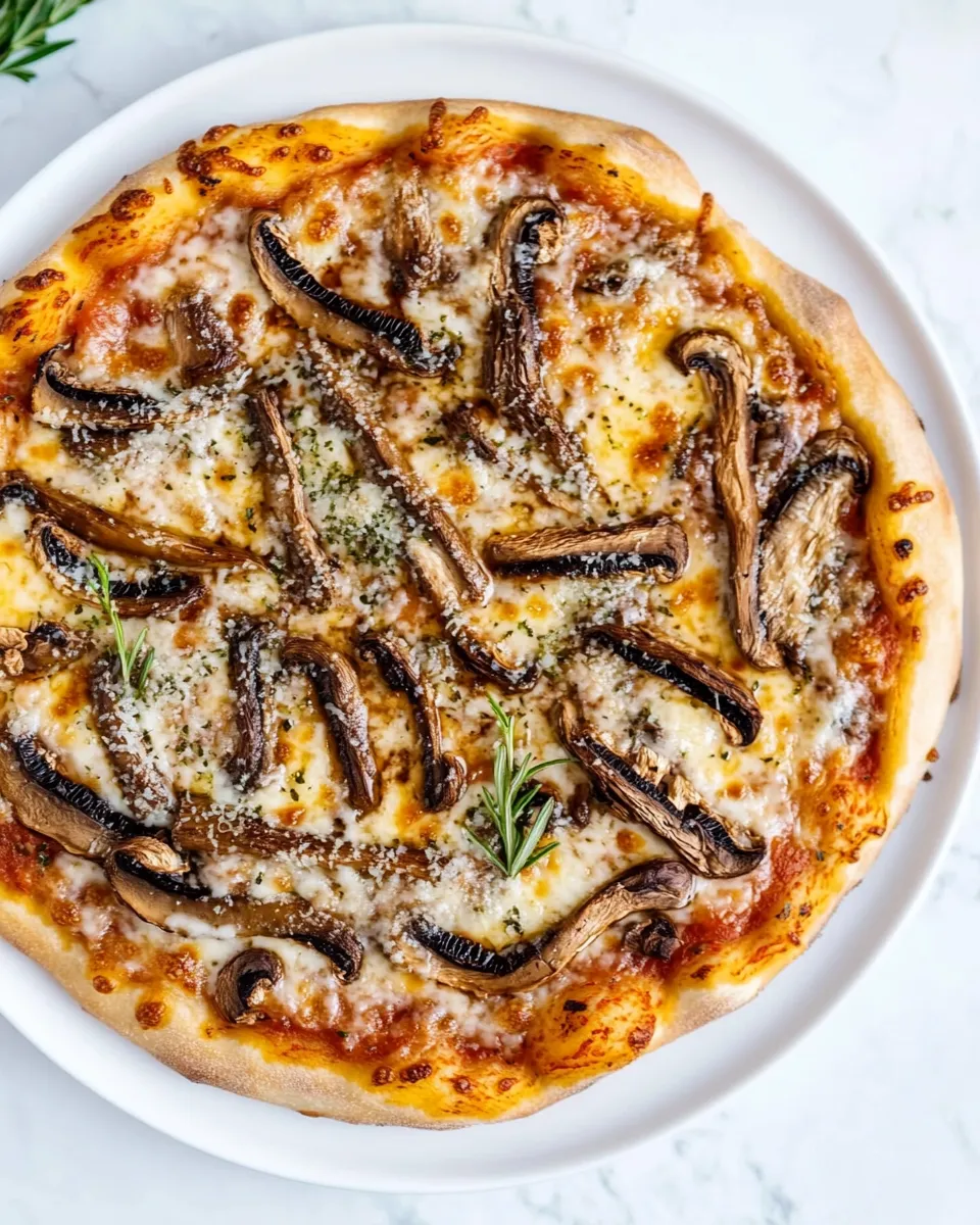 Classic Mushroom Pizza image