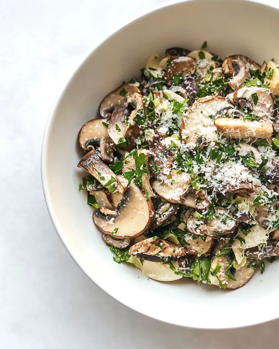 Easy Mushroom Salad recipe photo