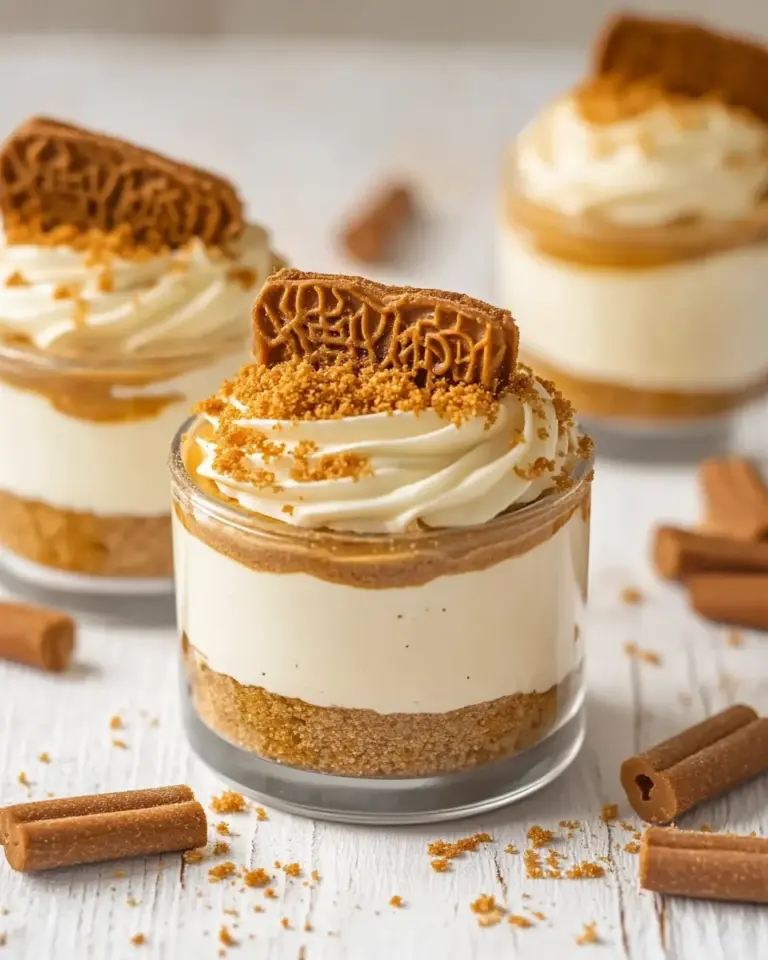 Easy No-Bake Biscoff Cheesecake Cups photo