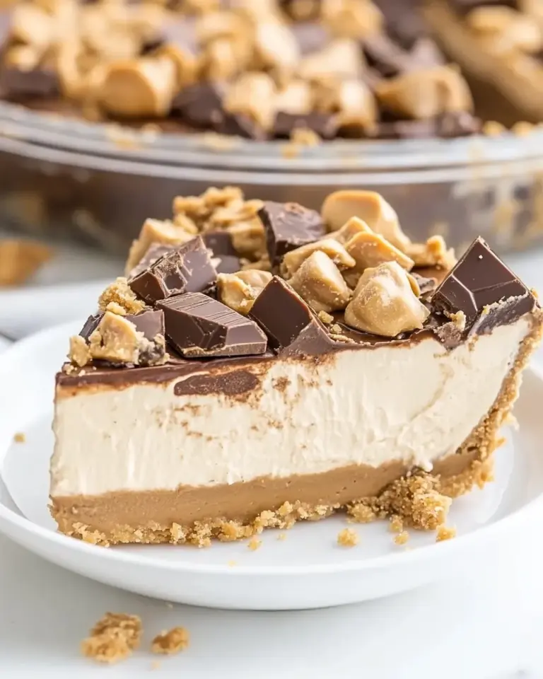 Easy No-Bake Chocolate Peanut Butter Pie photo