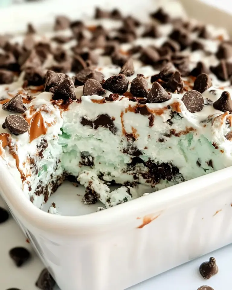 Easy No-Bake Mint Chip Lush photo