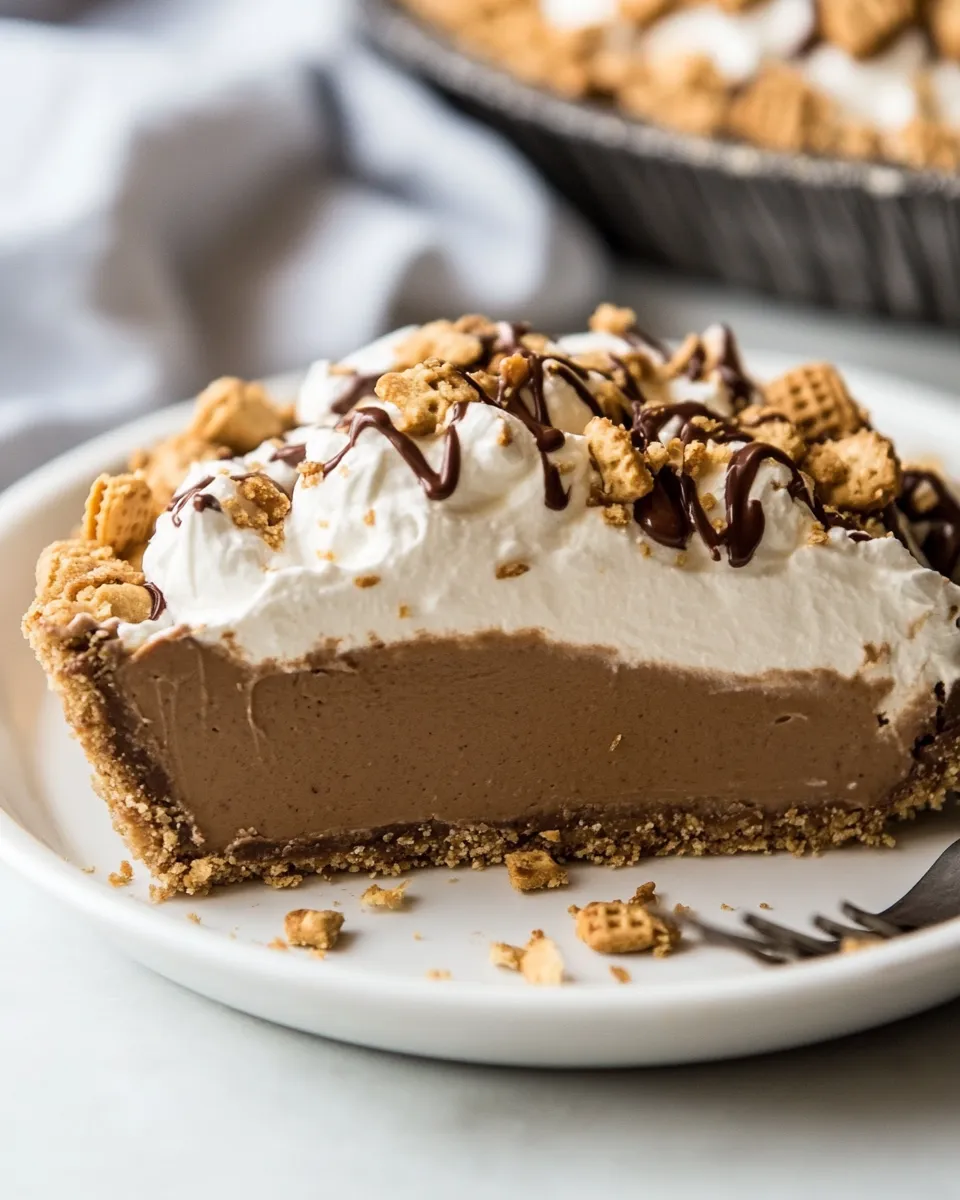 Classic No-Bake Nutter Butter Nutella Pie image