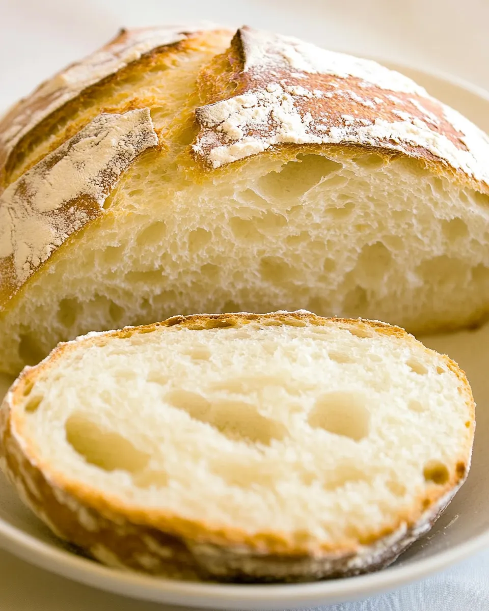 Easy No-Knead Bread Recipe shot