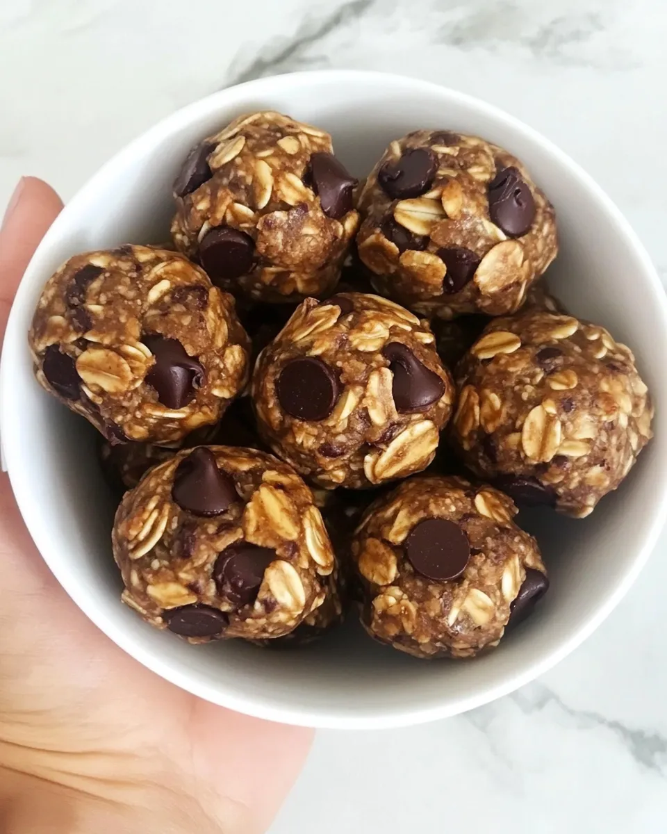 Easy No Bake Chocolate Chip Energy Bites image