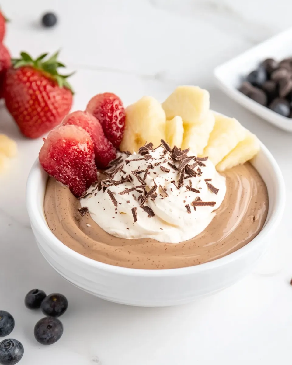 Sweet Nutella Fruit Dip dish photo