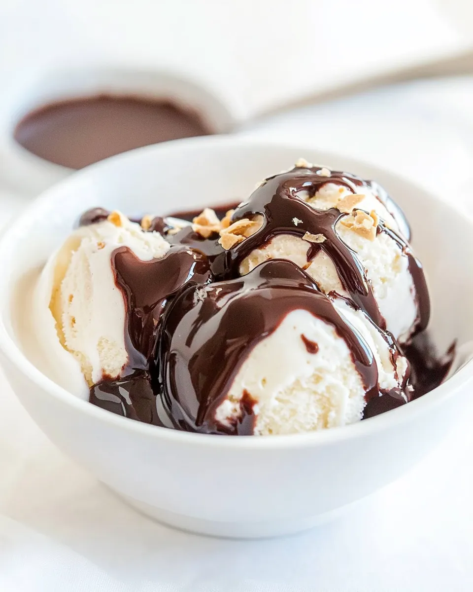 Delicious Nutella Sauce for Ice Cream, Pancakes, or Waffles shot