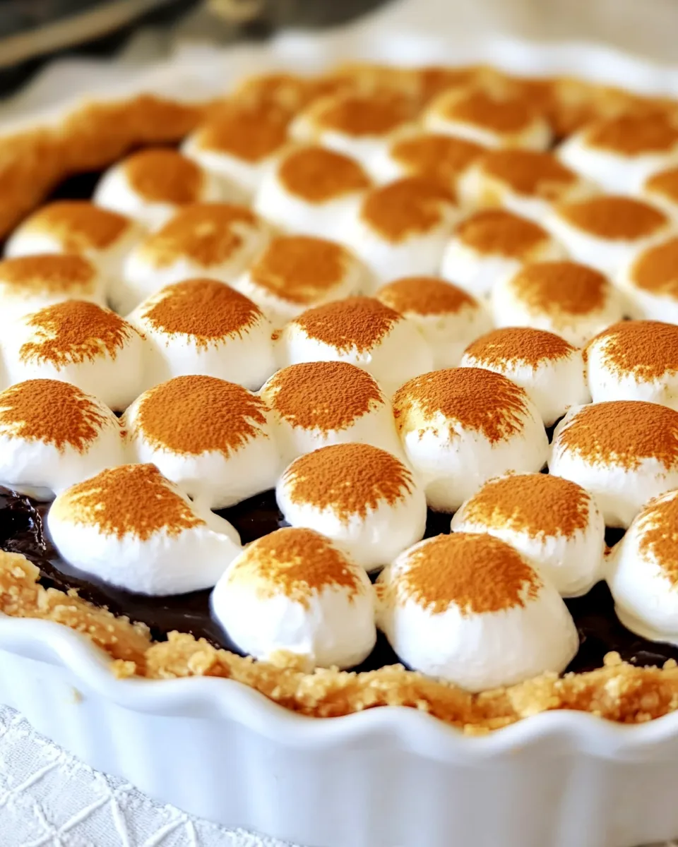 Homemade Nutella Smores Pie (Almost No Bake) photo