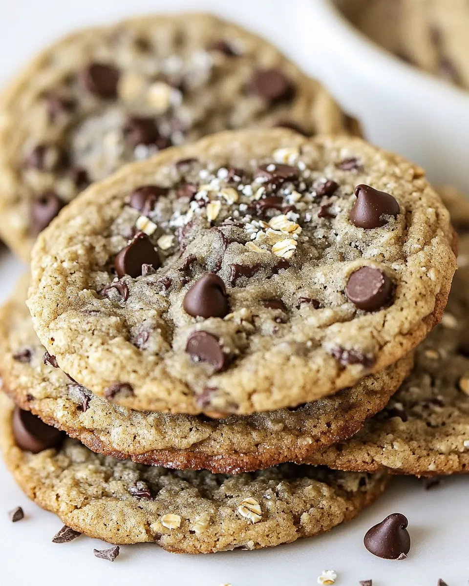 Best Oat Flour Chocolate Chip Cookies shot