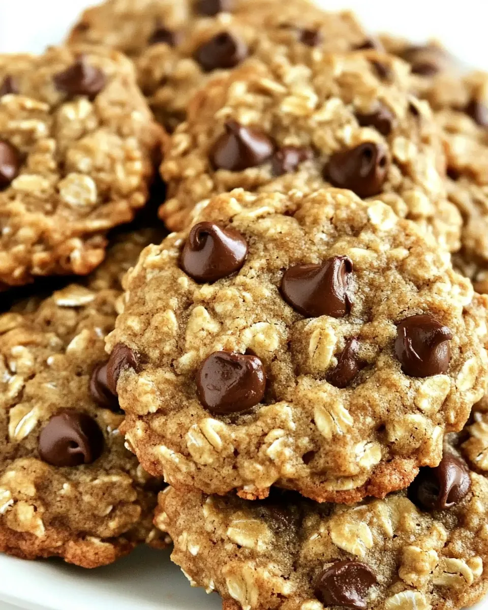 Homemade Oatmeal Chocolate Chip Cookies Recipe photo