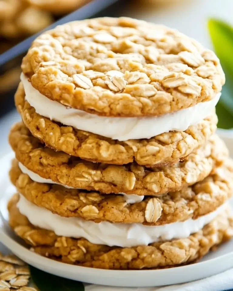Homemade Oatmeal Sandwich Cookies photo
