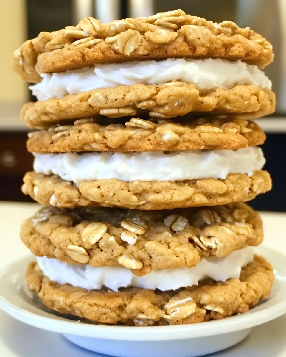 Classic Oatmeal Sandwich Cookies image