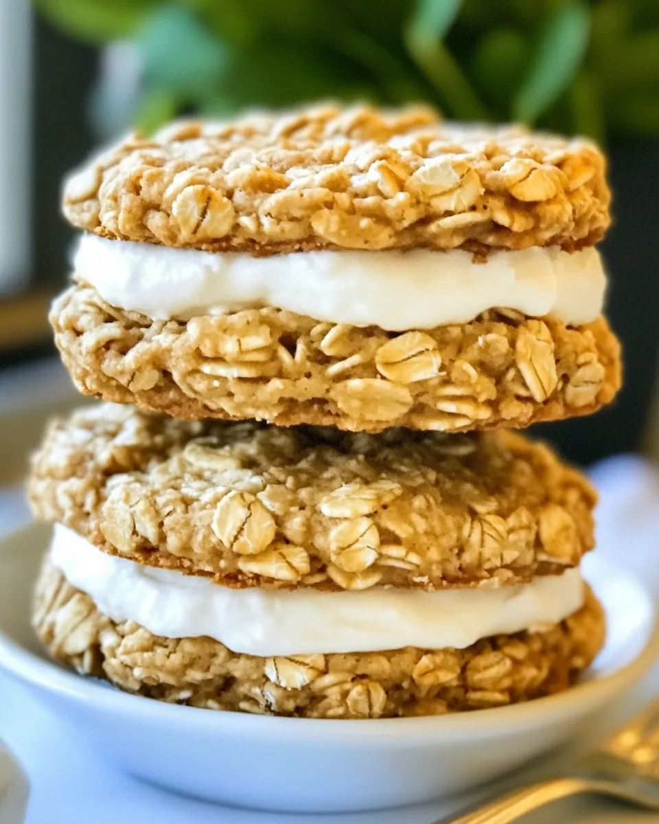 Easy Oatmeal Sandwich Cookies recipe photo