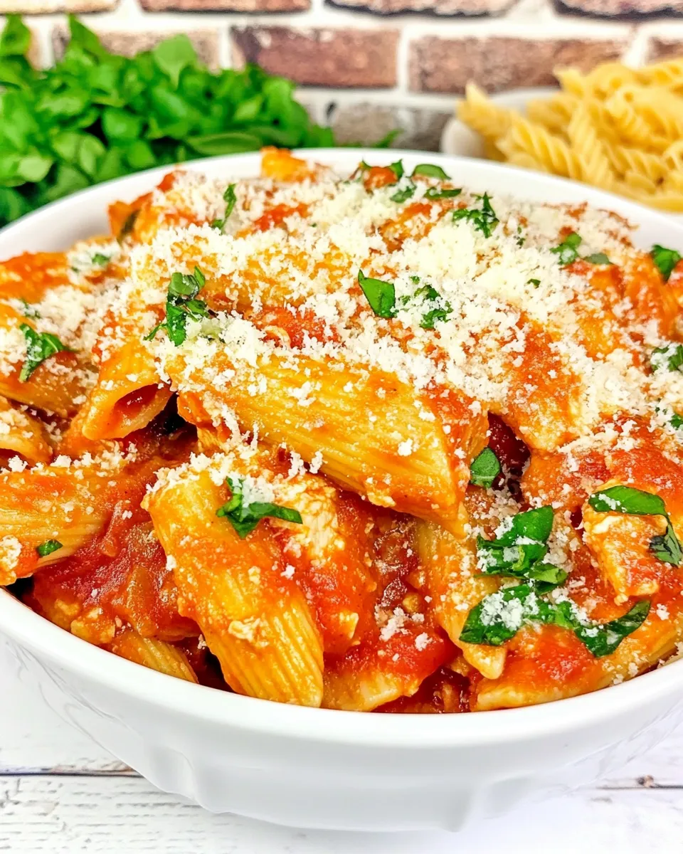 Easy One-Pot Chicken Parmesan Pasta photo
