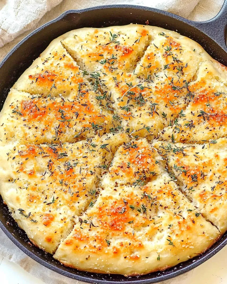 Easy One Hour Skillet Focaccia photo