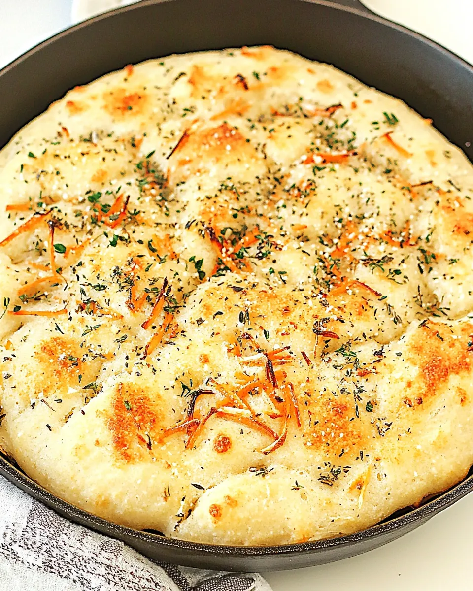Homemade One Hour Skillet Focaccia recipe photo