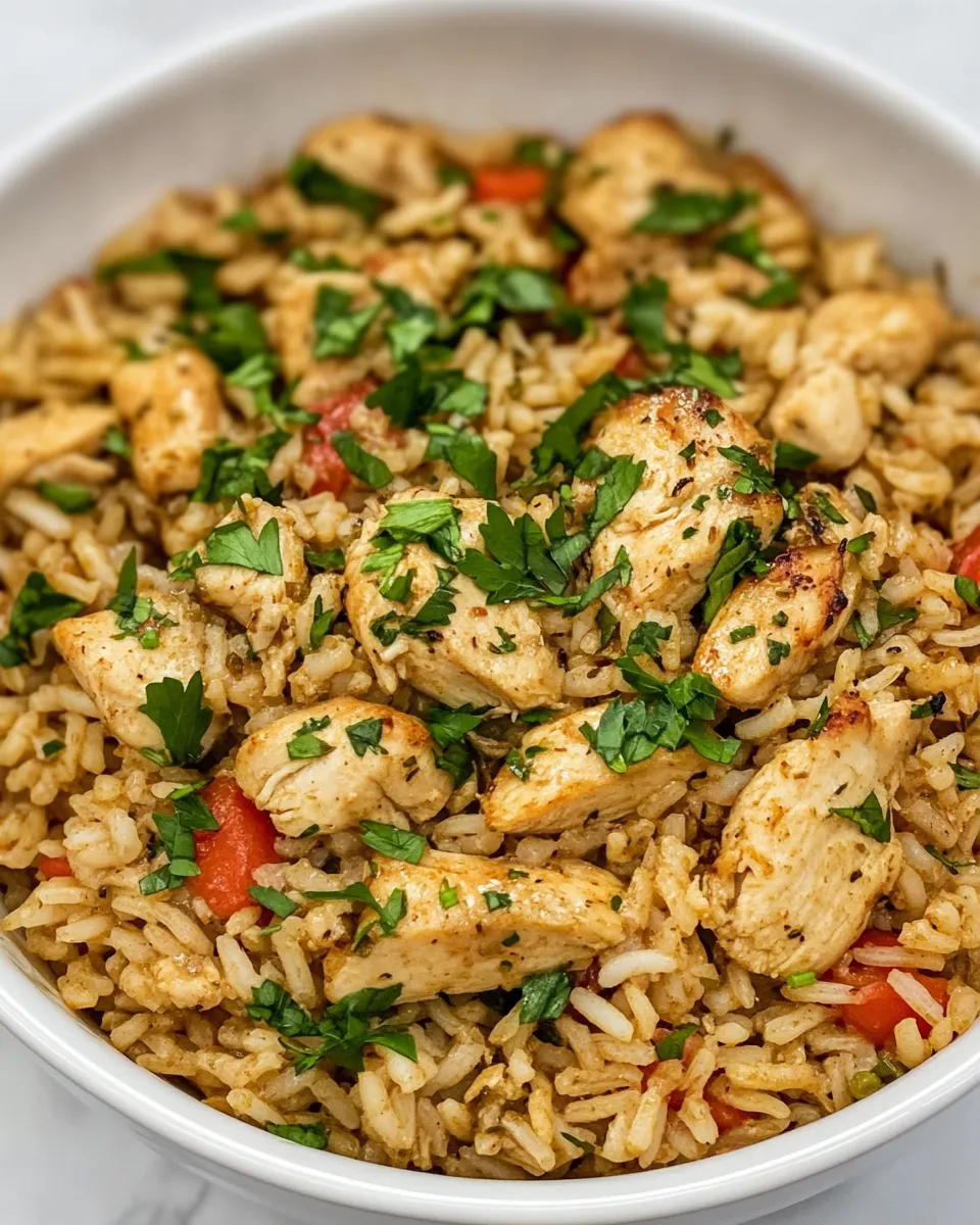 Easy One Pan Chicken and Rice photo