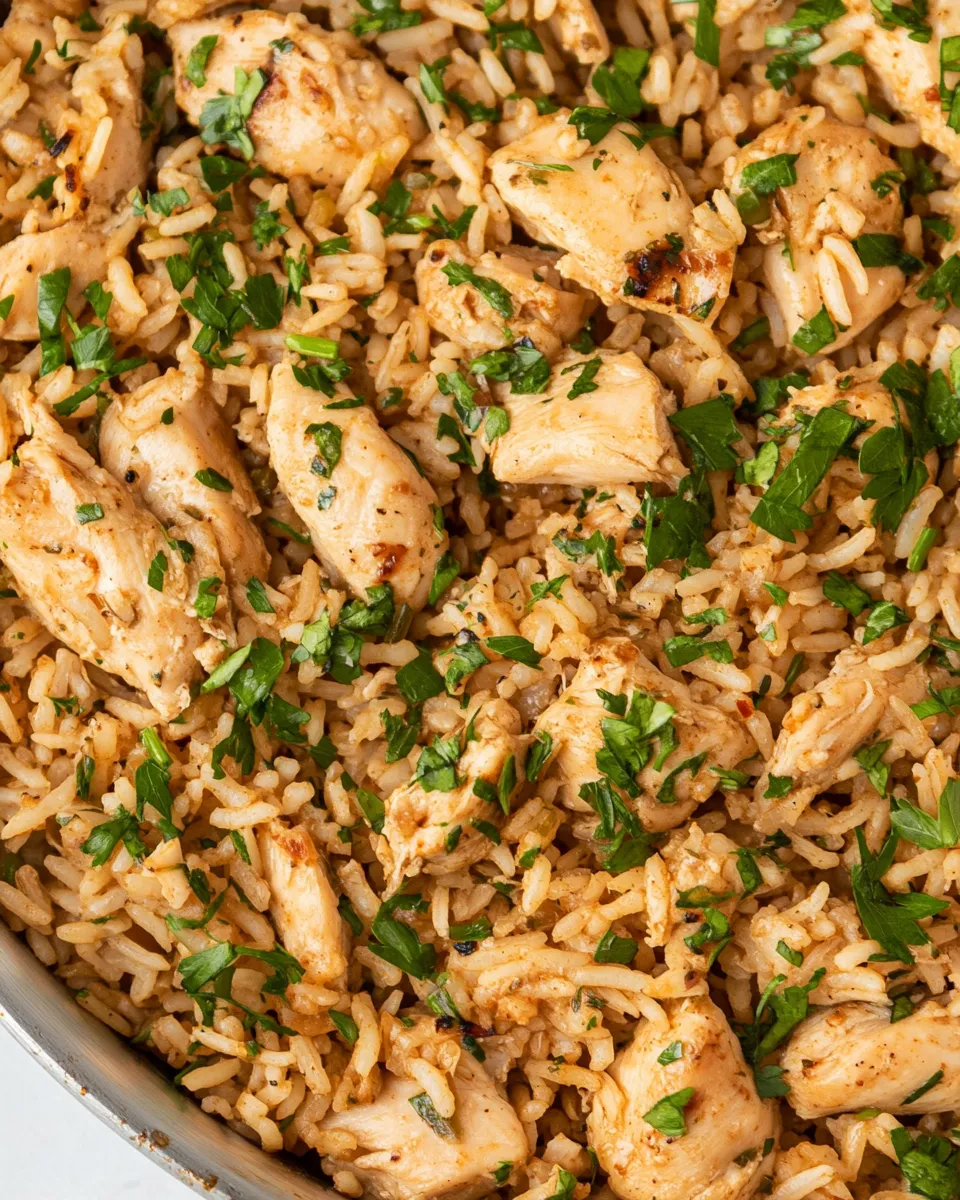 Delicious One Pan Chicken and Rice image