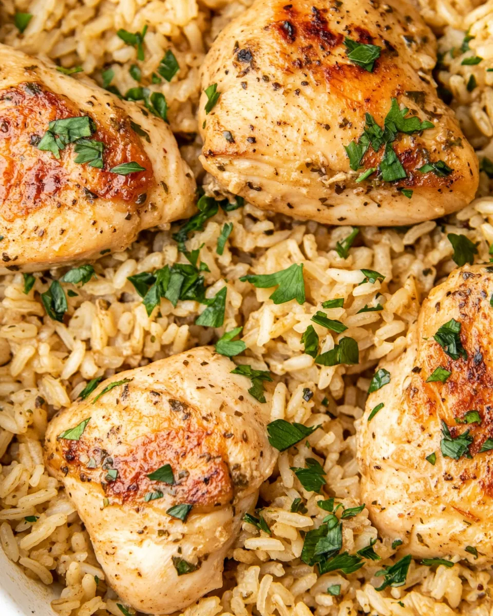 Classic One Pan Chicken and Rice recipe photo