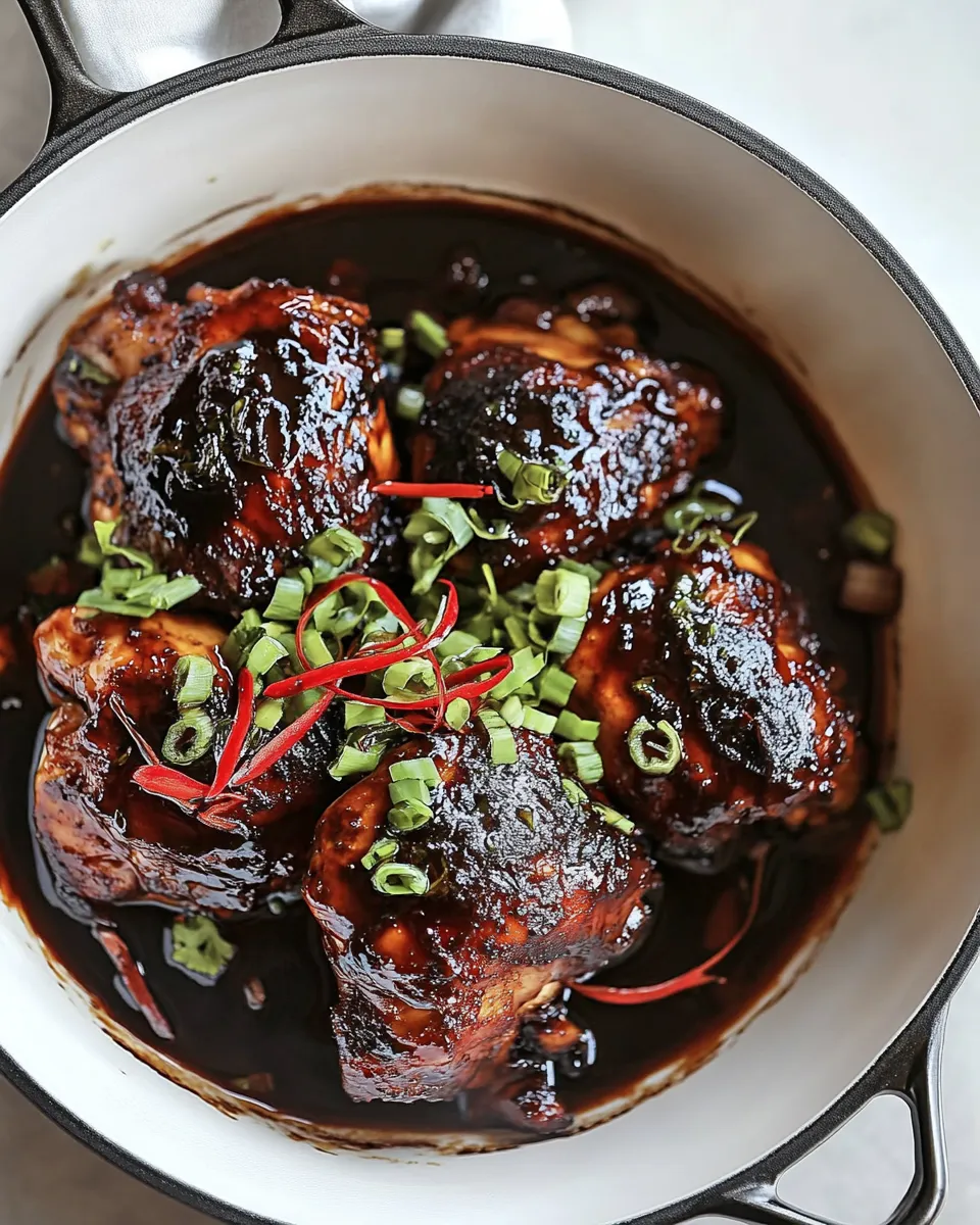 Best One Skillet Filipino Coconut Adobo Chicken. picture