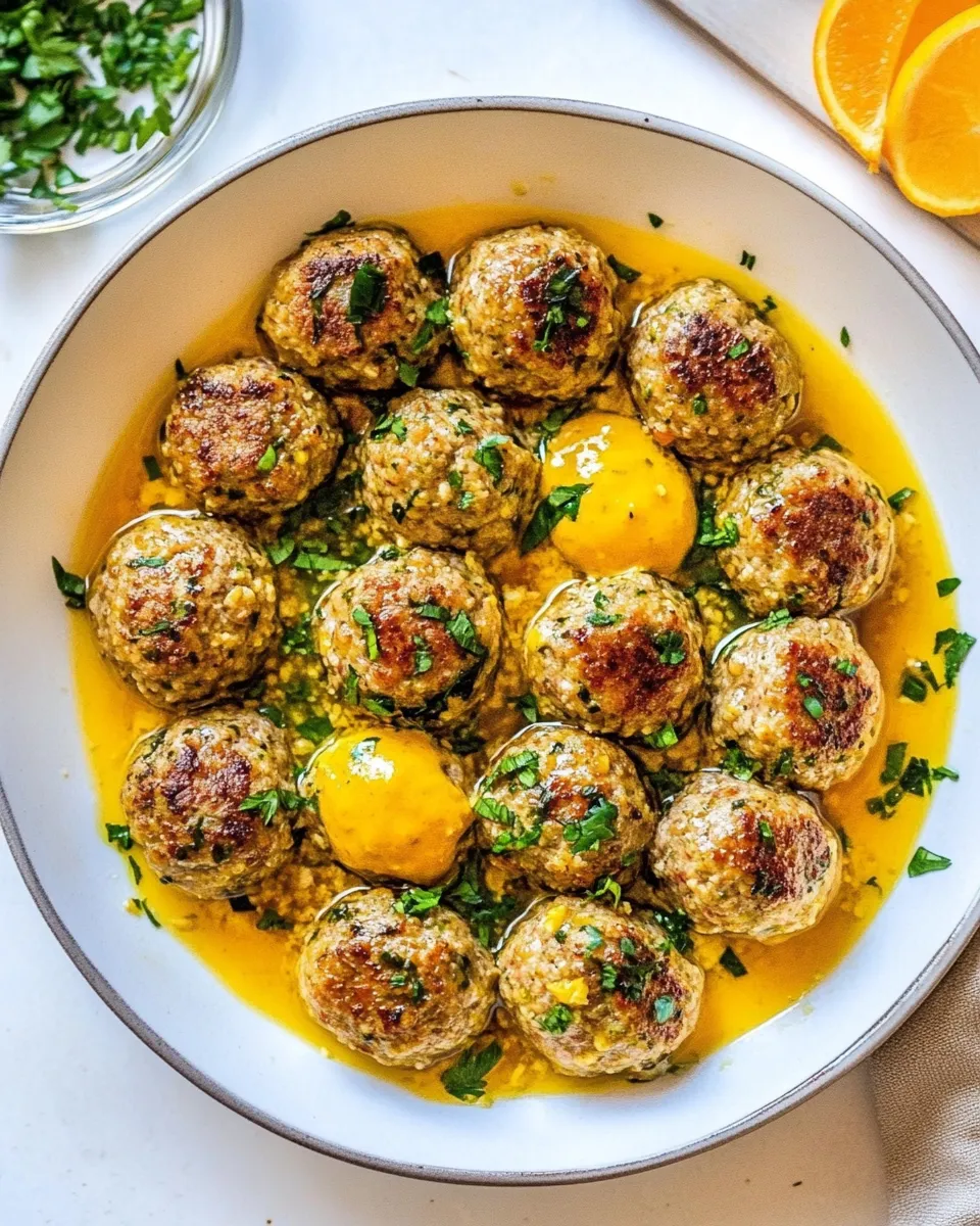 Savory Orange Whole30 Turkey Paleo Meatballs shot