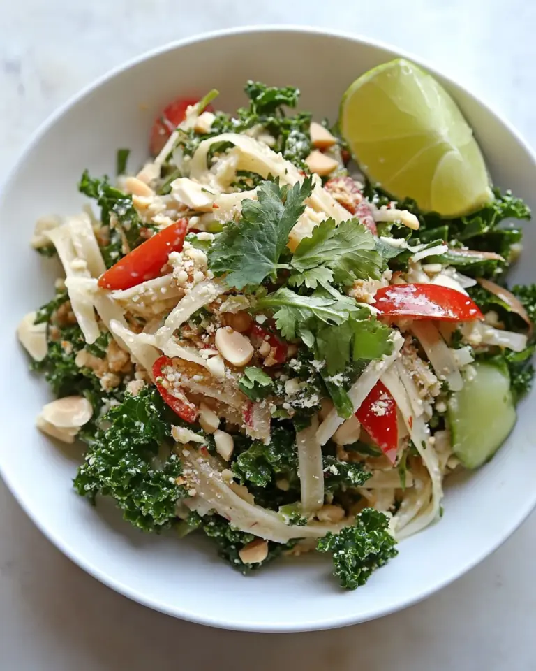 Easy Pad Thai Kale Salad photo
