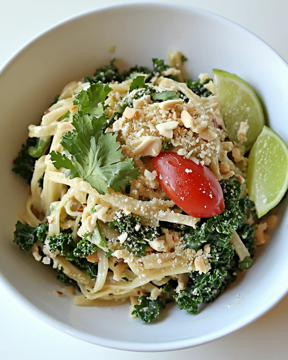 Fresh Pad Thai Kale Salad image