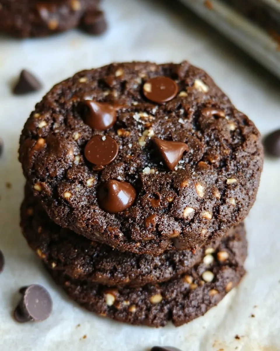 Delicious Paleo Double Chocolate Chip Cookies image
