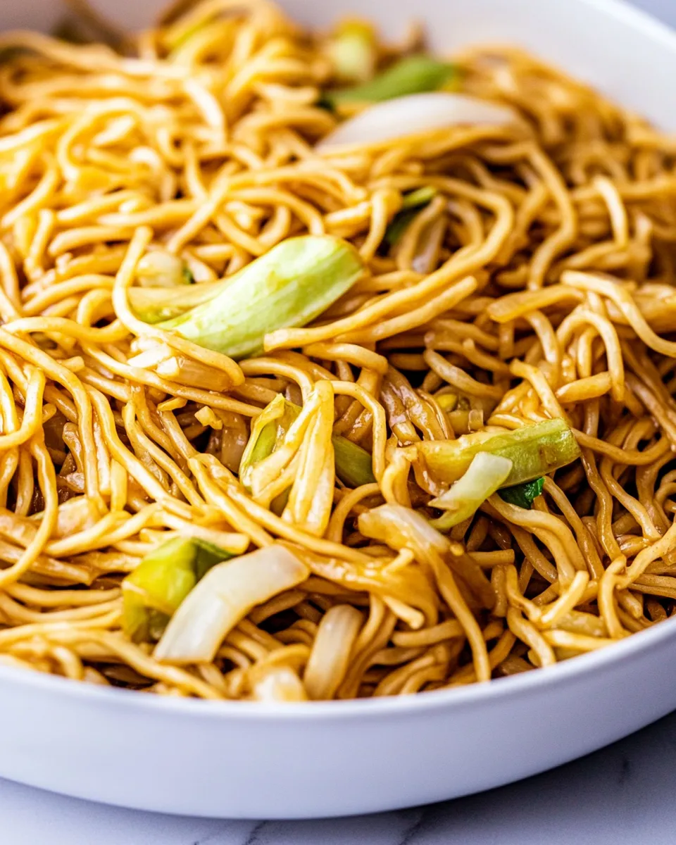 Delicious Panda Express Chow Mein Copycat shot