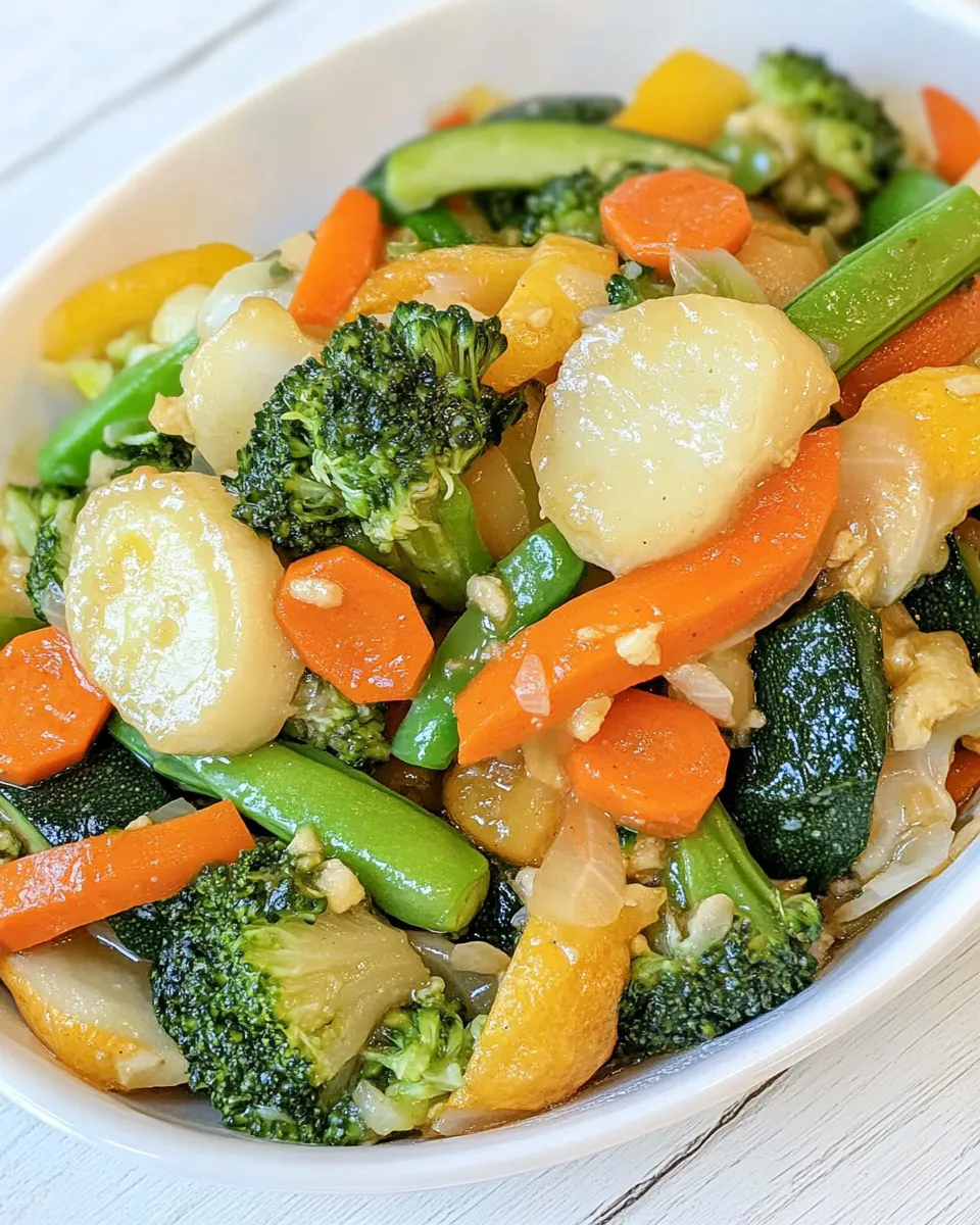 Delicious Panda Express Mixed Veggies (Copycat) shot