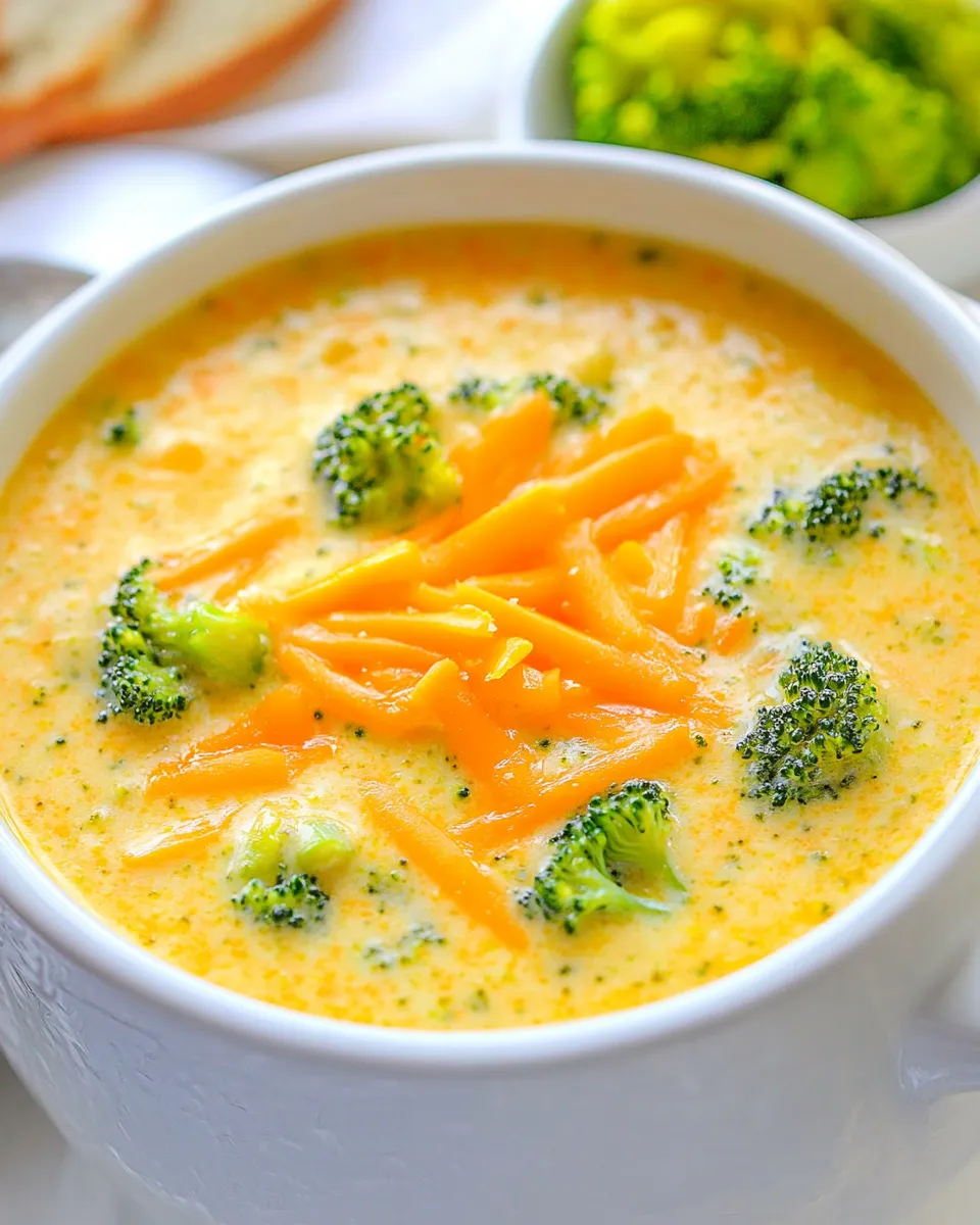 Classic Panera Bread Broccoli Cheddar Soup image
