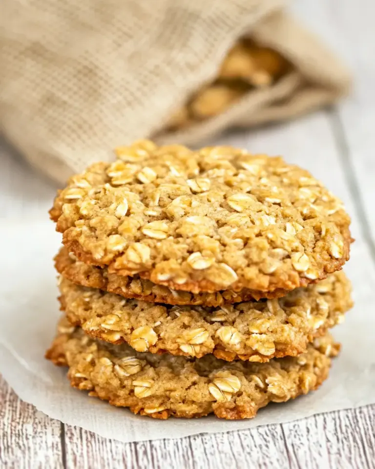 Homemade Paper Bag Oatmeal Cookies photo