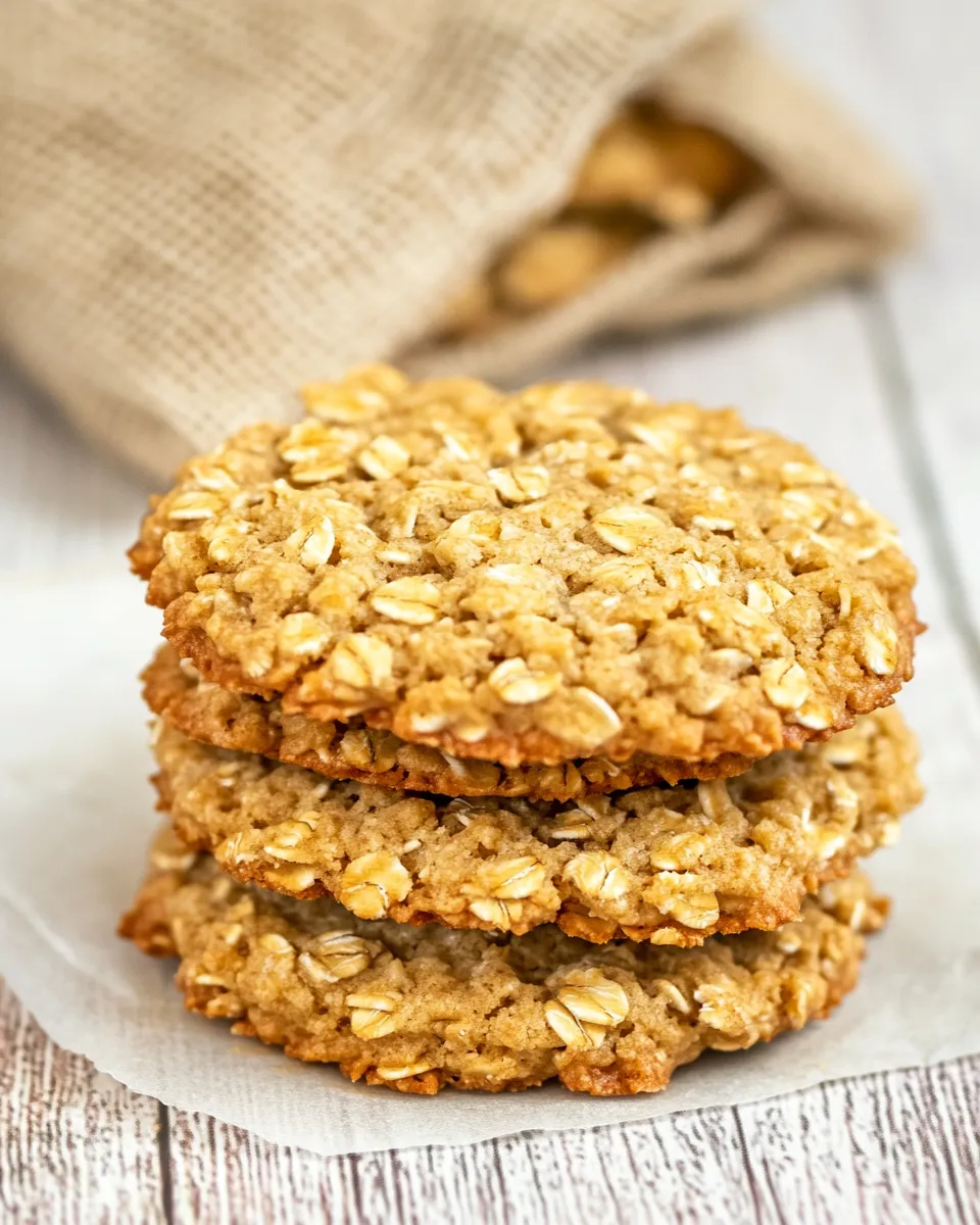 Homemade Paper Bag Oatmeal Cookies photo