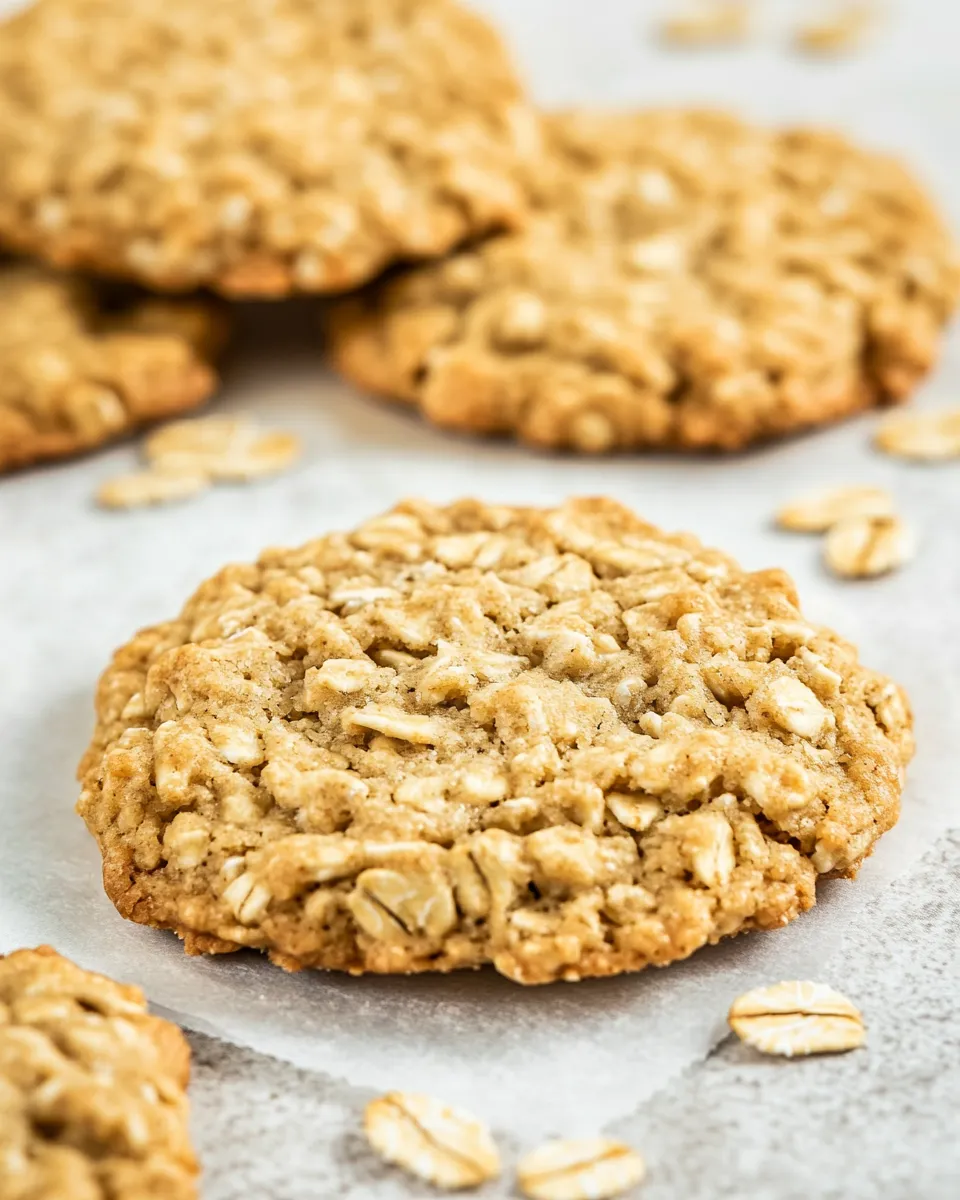 Delicious Paper Bag Oatmeal Cookies shot