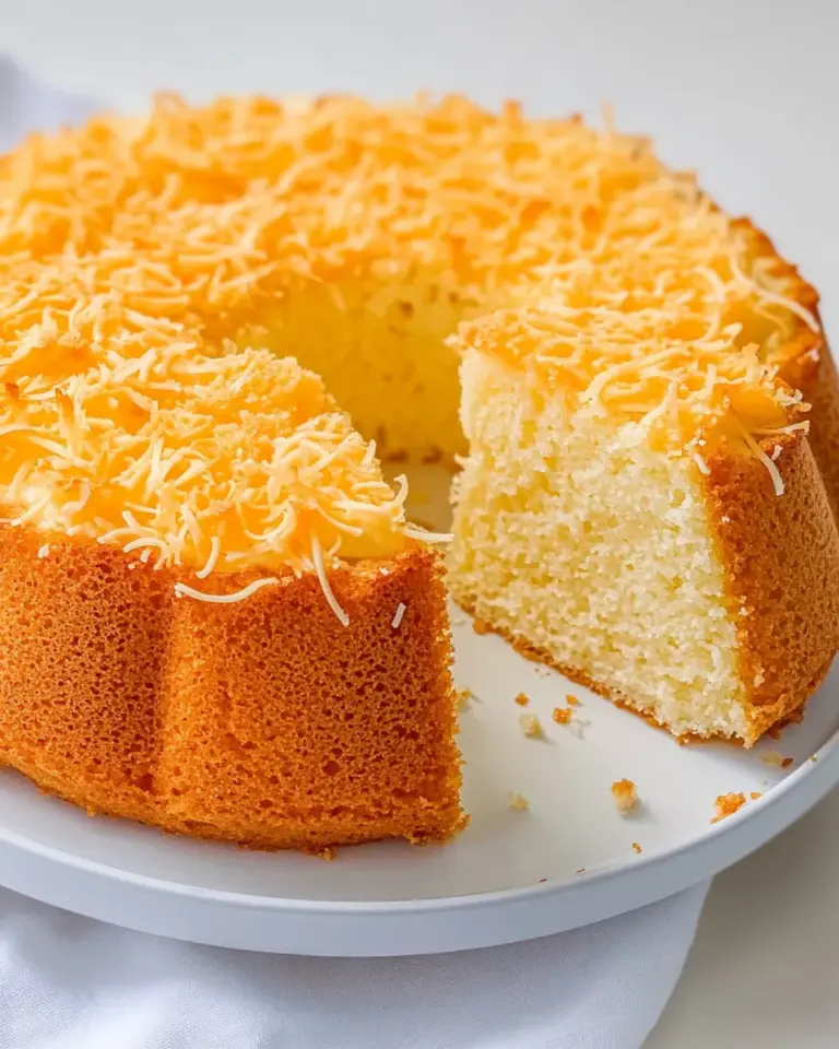 Homemade Parmesan Chiffon Cake photo