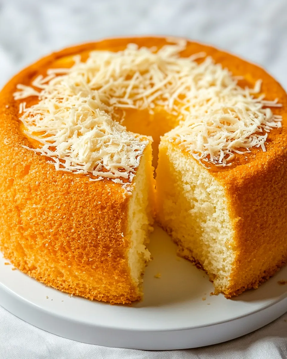 Easy Parmesan Chiffon Cake recipe photo