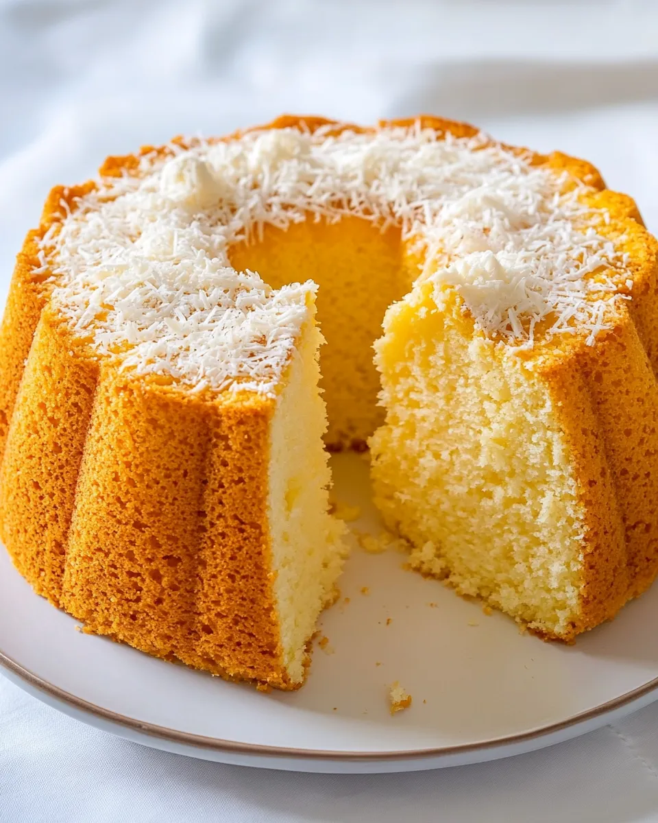 Delicious Parmesan Chiffon Cake shot