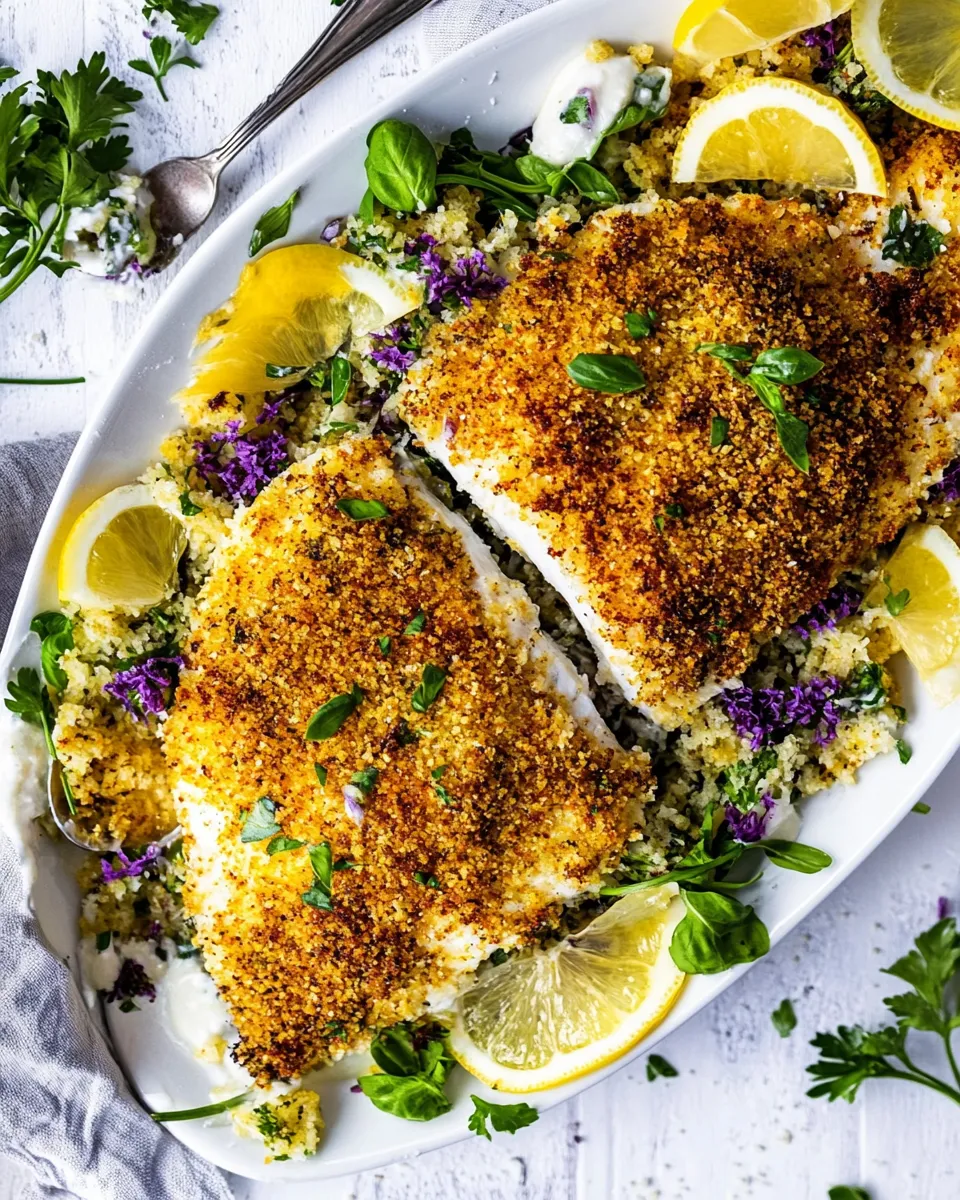 Delicious Parmesan Crusted Tilapia Recipe image