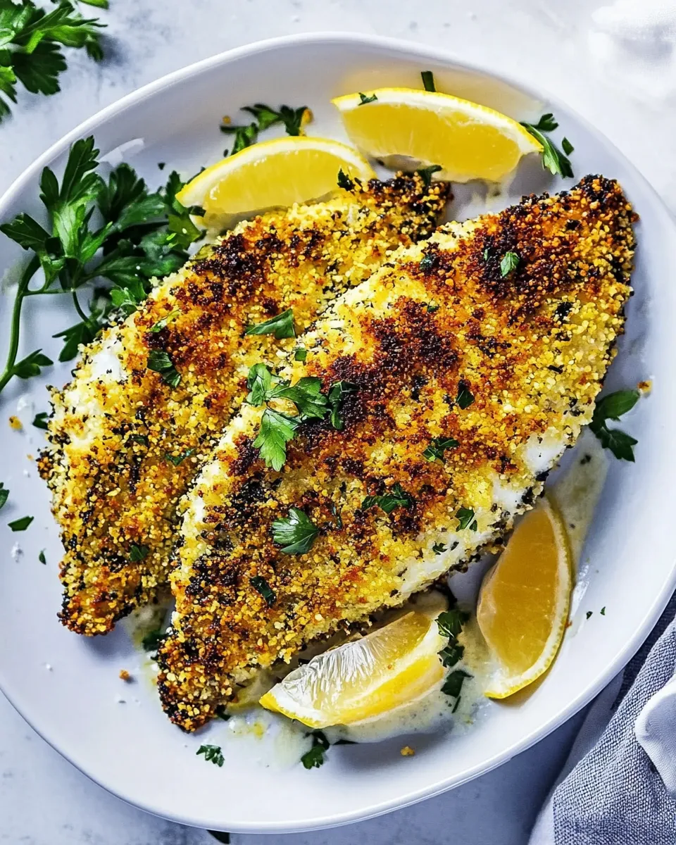 Best Parmesan Crusted Tilapia Recipe shot